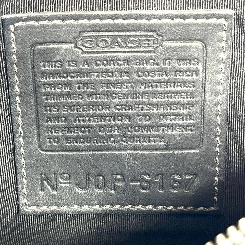 *RARE* Vintage Coach! 🖤 2000 Wool & Leathered Tote - Picture 10 of 15